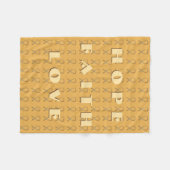 Krebsbewusstsein für Kinder - weiche Blankette Fleecedecke (Vorderseite (Horizontal))