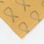 Krebsbewusstsein für Kinder - weiche Blankette Fleecedecke (Ecke)