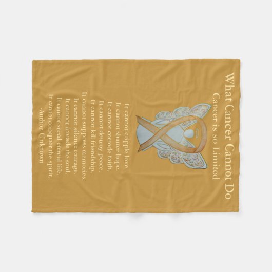 Krebsbewusstsein für Kinder - weiche Decken (Vorderseite (Horizontal))