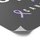 Krebsbewusstsein. Hoffnung. Unterstützung von Post Poster (Ecke)