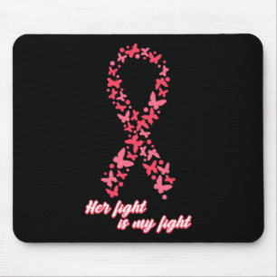 Krebsbewusstsein Ihr Kampf ist meine Kampfkriegerf Mousepad