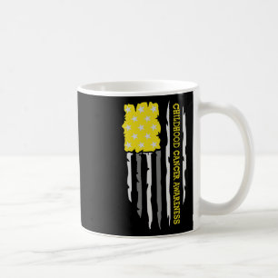 Krebsbewusstsein im Kindesalter - Amerikanische Fl Kaffeetasse