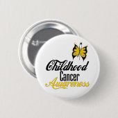 Krebsbewusstsein im Kindesalter Button (Vorne & Hinten)