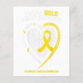 Krebsbewusstsein im Kindesalter gibt Frauen Großmu Flyer (Vorne)