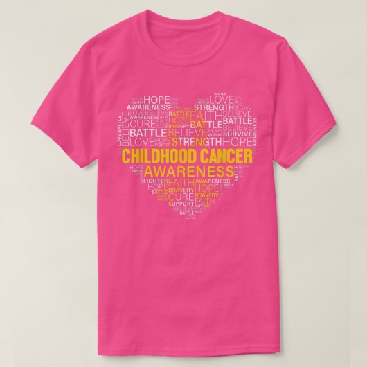 Krebsbewusstsein im Kindesalter - Hope Support Str T-Shirt (Design vorne)
