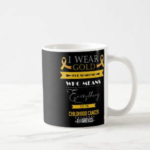 Krebsbewusstsein im Kindesalter Ich trage es für j Kaffeetasse