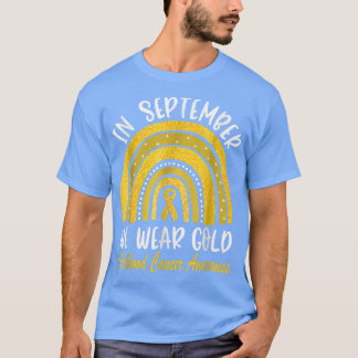 Krebsbewusstsein im Kindesalter im September Wir T-Shirt