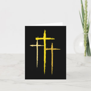 Krebsbewusstsein im Kindesalter Kreuz Christliche  Karte