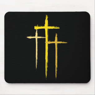 Krebsbewusstsein im Kindesalter Kreuz Christliche  Mousepad