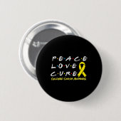 Krebsbewusstsein im Kindesalter Liebe Heilung Button (Vorne & Hinten)
