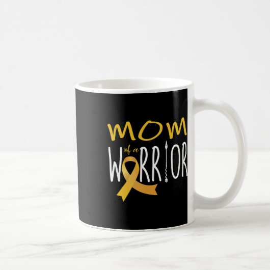 Krebsbewusstsein im Kindesalter Mutter eines Krieg Kaffeetasse (Rechts)