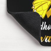 Krebsbewusstsein im Kindesalter - Unterstützung du Mousepad (Ecke)