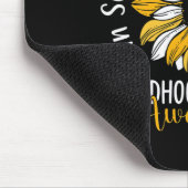 Krebsbewusstsein im September tragen wir Mousepad (Ecke)