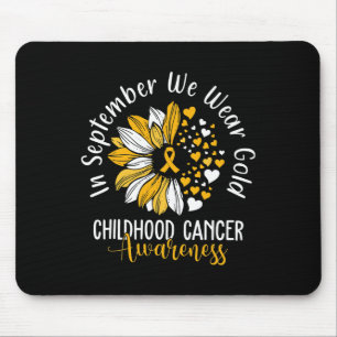 Krebsbewusstsein im September tragen wir Mousepad