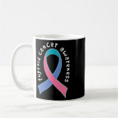 Krebsbewusstsein Kaffeetasse (Links)