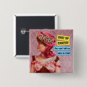 Krebsbewusstsein, Krebs beenden Button (Vorne & Hinten)