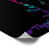 Krebsbewusstsein Krieger Dragonfly Glauben Hoffnun Poster (Ecke)