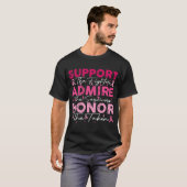 Krebsbewusstsein Langarm T-Shirt (Vorne ganz)