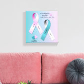 Krebsbewusstsein Leinwanddruck (Insitu (Wohnzimmer))