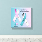 Krebsbewusstsein Leinwanddruck (Insitu (Holzboden))