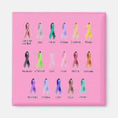 KREBSBEWUSSTSEIN MAGNET (Vorne)