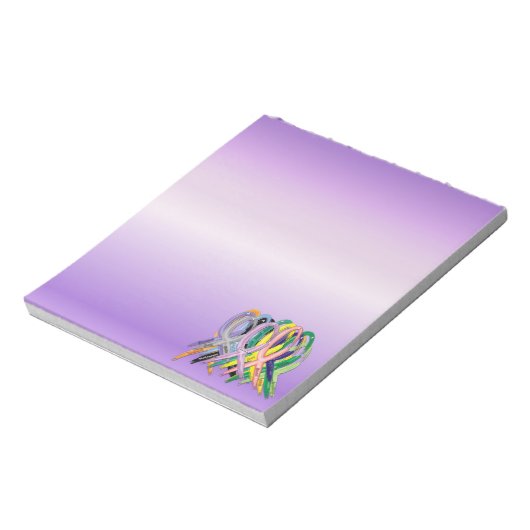 Krebsbewusstsein Notizblock (Rotiert)