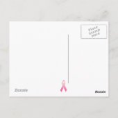 Krebsbewusstsein Postkarte (Rückseite)