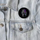 Krebsbewusstsein Spartaner Kriegerhelm Thin Line Button (Beispiel)
