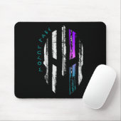 Krebsbewusstsein Spartaner Kriegerhelm Thin Line Mousepad (Mit Mouse)