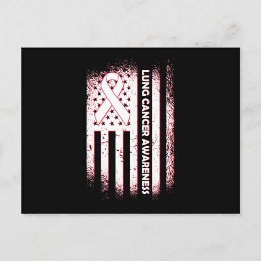 Krebsbewusstsein Survivor Lungenkrebs Bewusstsein Postkarte (Vorderseite)