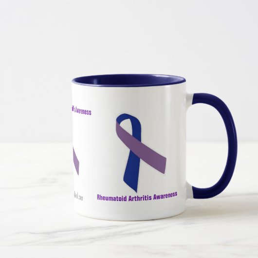 Krebsbewusstsein Tasse (Rechts)