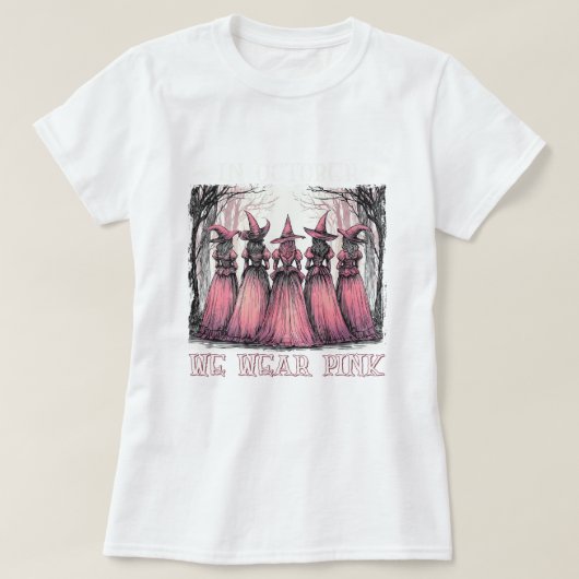 Krebsbewusstsein tragen wir rosa T-Shirt (Design vorne)