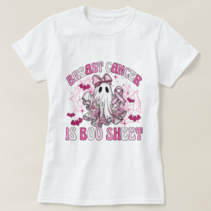 Krebsbewusstsein tragen wir rosa T-Shirt