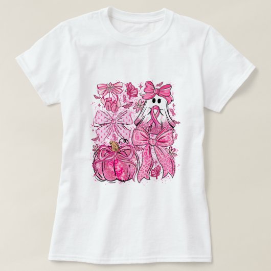 Krebsbewusstsein tragen wir rosa T-Shirt (Design vorne)