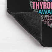 Krebsbewusstsein und Hoffnung unterstützen starken Mousepad (Ecke)