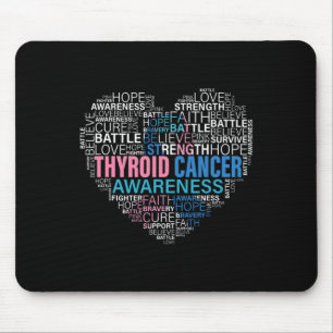 Krebsbewusstsein und Hoffnung unterstützen starken Mousepad