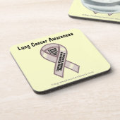 Krebsbewusstsein Untersetzer (Linke Seite)