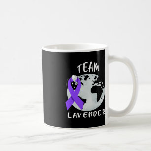 Krebsbewusstsein unterstützt Krebsüberlebende Kind Kaffeetasse