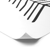 Krebsbewusstsein. Weihnachts-Weihnachtsgebäck Poster (Ecke)