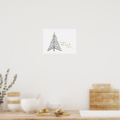 Krebsbewusstsein. Weihnachts-Weihnachtsgebäck Poster (Küche)