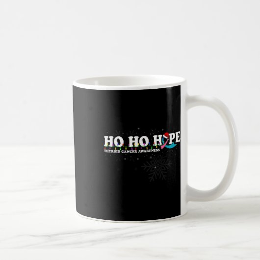 Krebsbewusstsein Weihnachtswunsch Kaffeetasse (Rechts)
