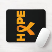 Krebsbewusstsein Weltkrebstag Hoffnung Eltern Gol Mousepad (Mit Mouse)