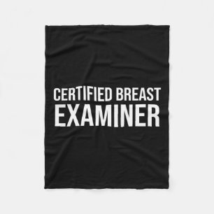 Krebsbewusstsein zertifizierter Brust-Examiner Fleecedecke