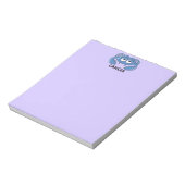 Krebsblauer Krebs Notizblock (Rotiert)