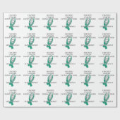 Krebsbully (Aquamarines Band) Geschenkpapier (Flach)