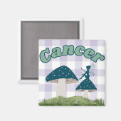 Krebscotasscore Ästhetische Mushroom Art Magnet (Vorderseite/Rückseite)