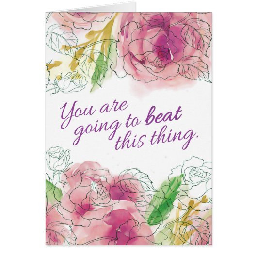 Krebsdiagnose, Sie werden dieses Ding besiegen (Vorne)