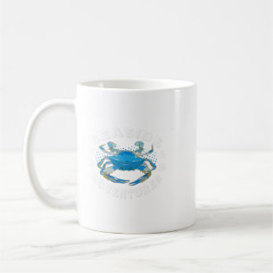 Krebse Coole Blaue Krabbe Zeichnend zum Spaß auf d Kaffeetasse