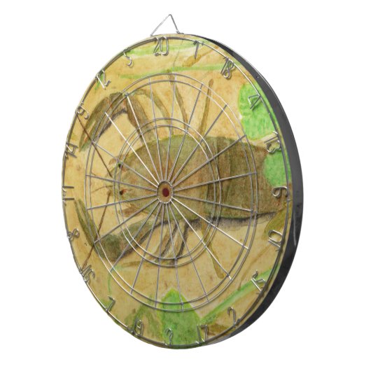 Krebse Dartscheibe (Vorderseite rechts)