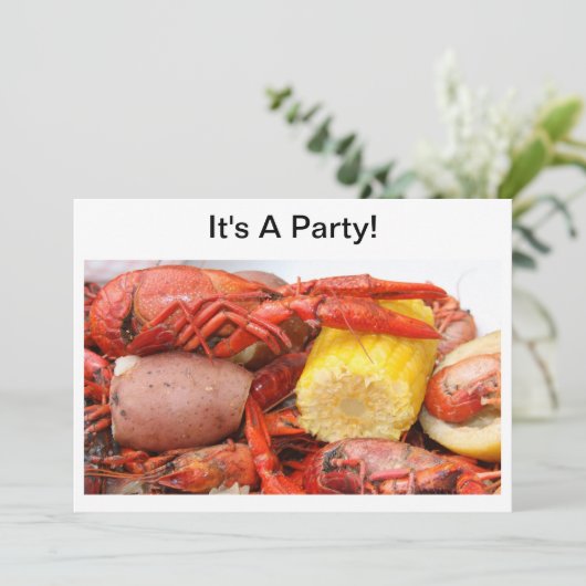 Krebse Einladung (Stehend Vorderseite)